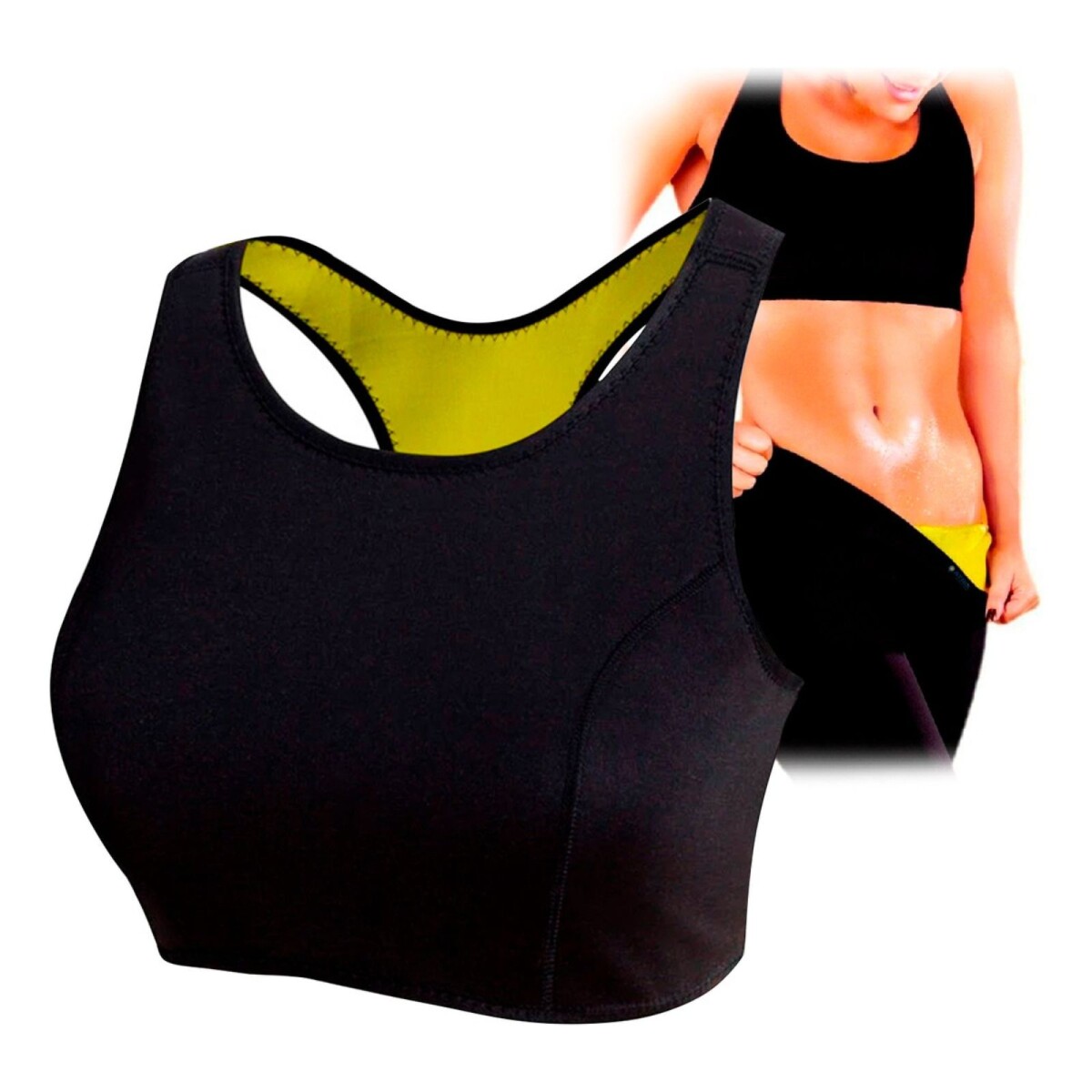 Top Neopreno Reductor Sudadera Hot Shapers Gimnasio Talle - Talla XXXL 