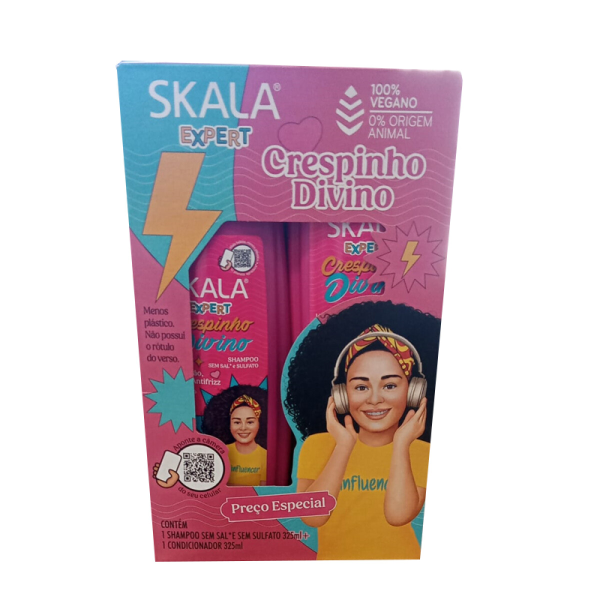 Shampoo + Acondicionador SKALA KIT Pack X2 325Ml - Crespinho Divino 