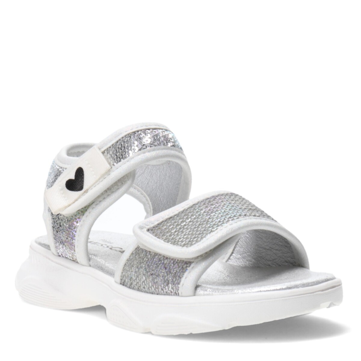 Sandalia de Niña Mini Miss Carol SHINE con lentejuelas y velcro MINI MissCarol - Plateado 