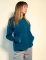 Campera micropolar jaspeada Greta Petroleo