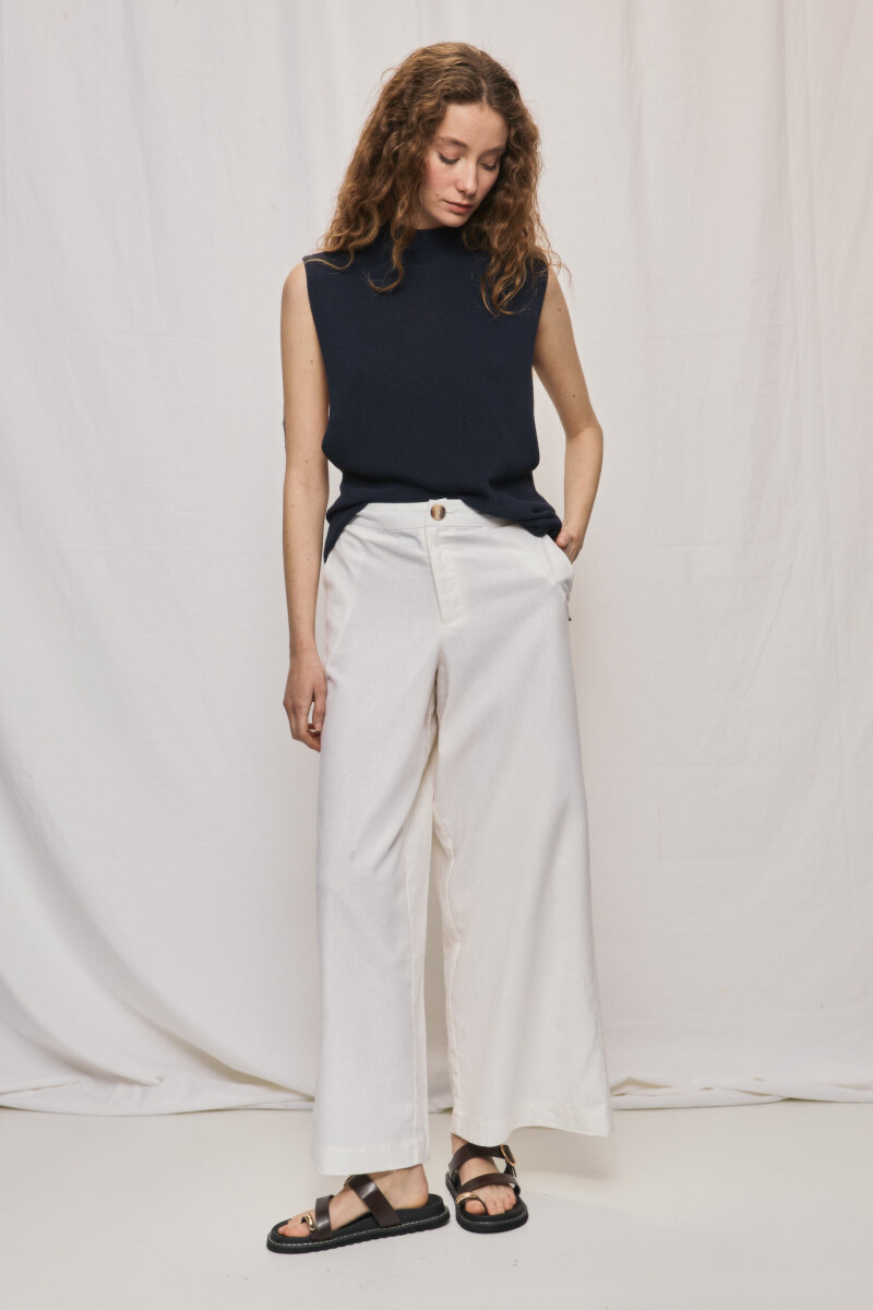 PANTALÓN PELU HIGH Crudo