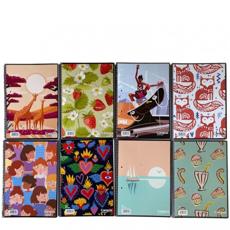 Cuadernola Rayada Campus University 80 Hojas Diseño 2