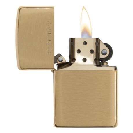 Encendedor Zippo Classic Brushed Solid Brass - 204 Encendedor Zippo Classic Brushed Solid Brass - 204