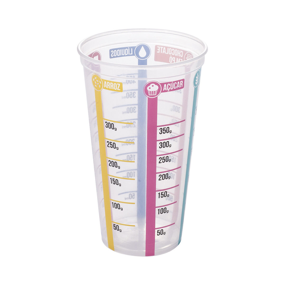 Vaso Plástico Medidor 500 ml 