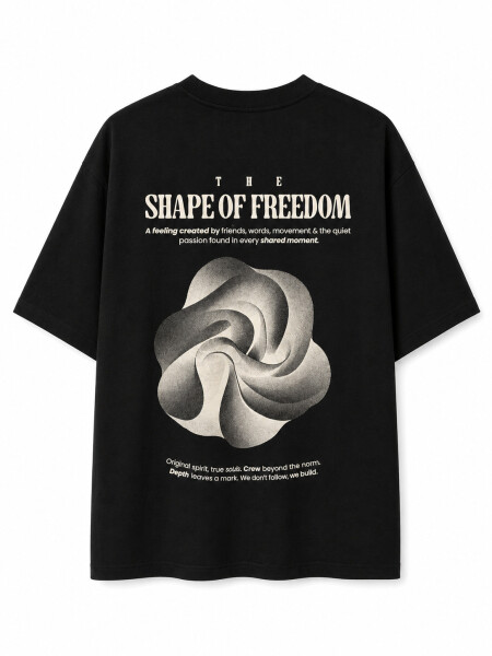 REMERA OKAPI NEGRO