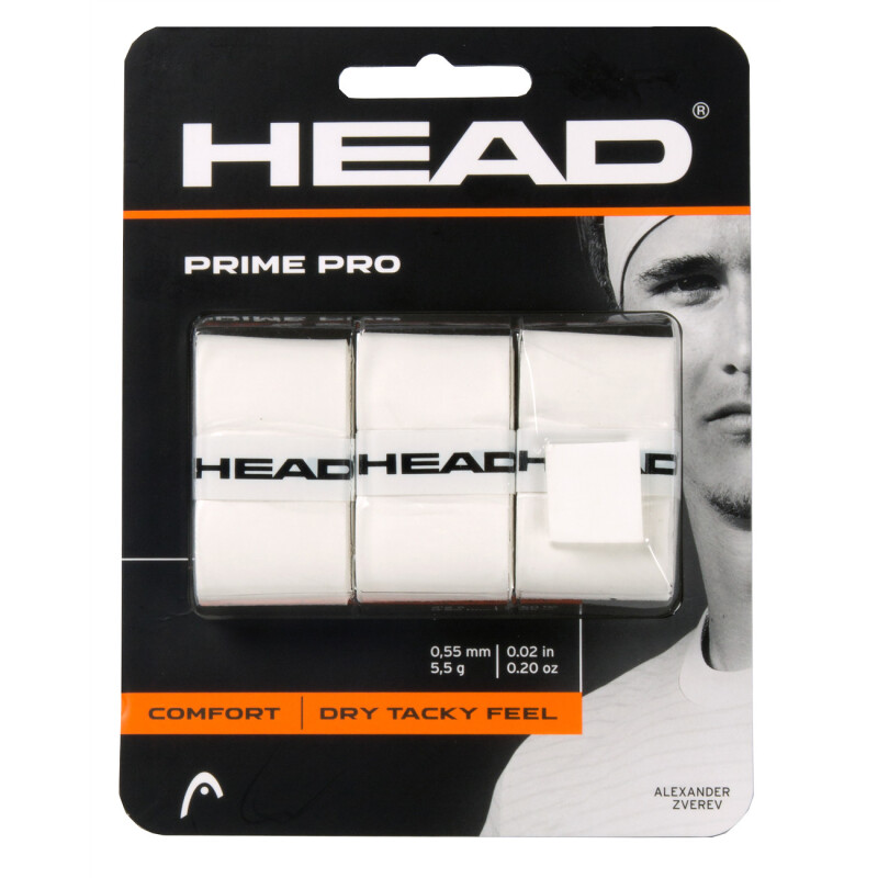 Overgrip Head Prime Pro 3pk Overgrip Head Prime Pro 3pk
