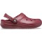 Classic Clog Lined Rojo
