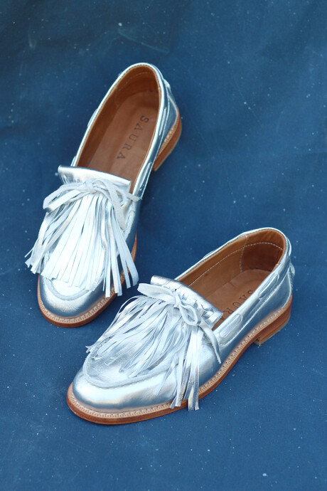 Mocasin Hendrix Plateado