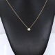 Dije en oro 18k y brillante engarce inglés Dije en oro 18k y brillante engarce inglés