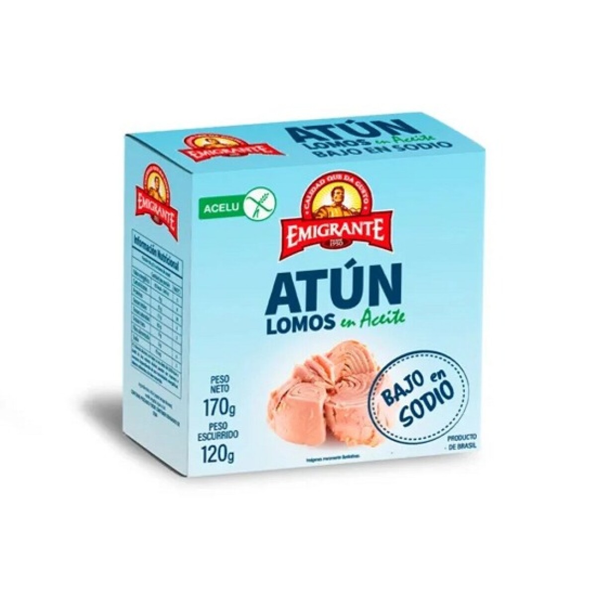 LOMITOS DE ATUN EN ACEITE EMIGRANTE - 170 GRS 