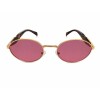 Lentes de Sol Chilli Beans Zaragoza Dorado - Rosa
