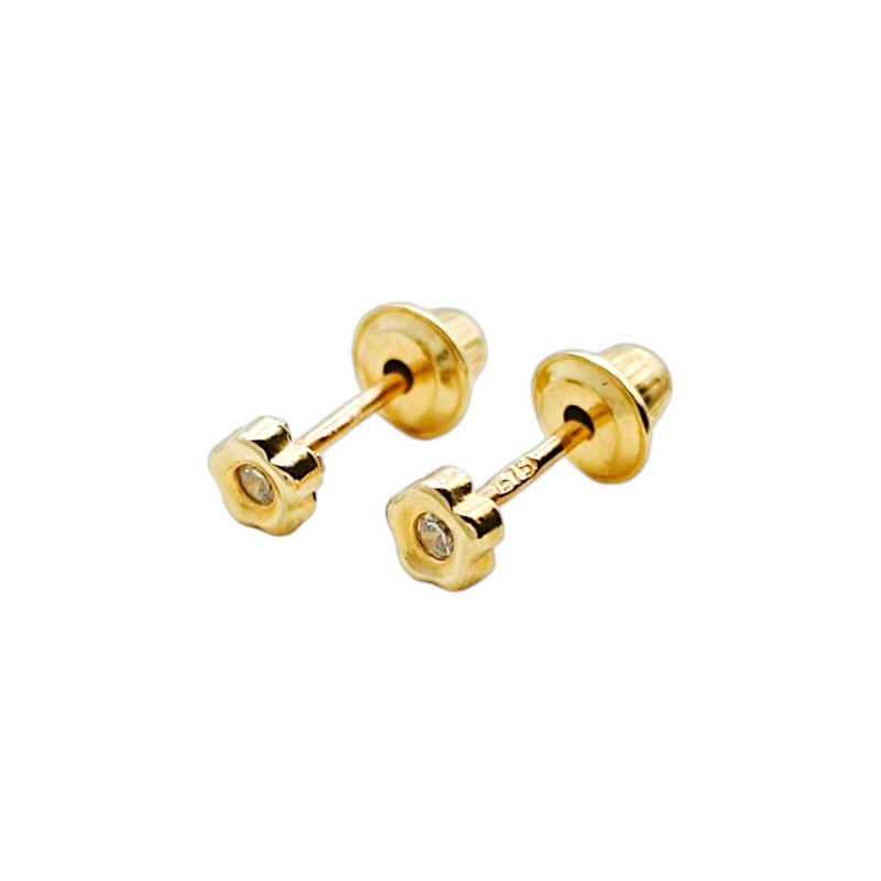 Abridores Flor-Oro Bajo-Zirconia-AB8031 Conpiedra