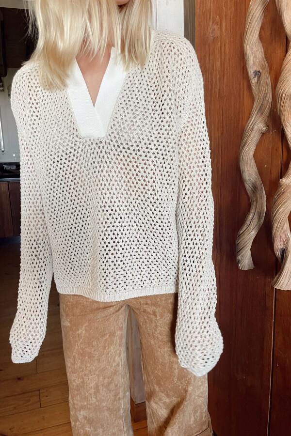 Buzo Myro calado Crudo