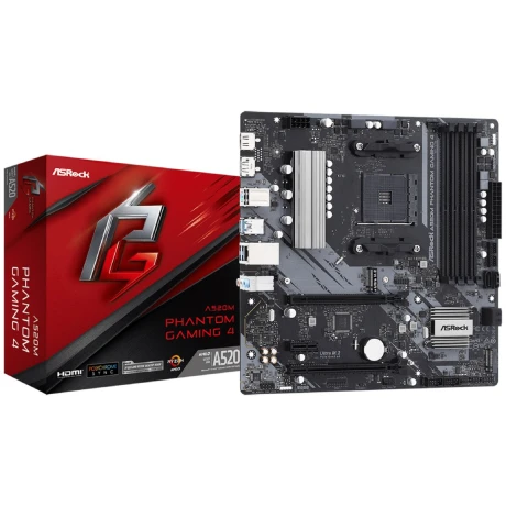 Motherboard Asrock A520M Phantom Gaming 4 DDR4 AM4 001