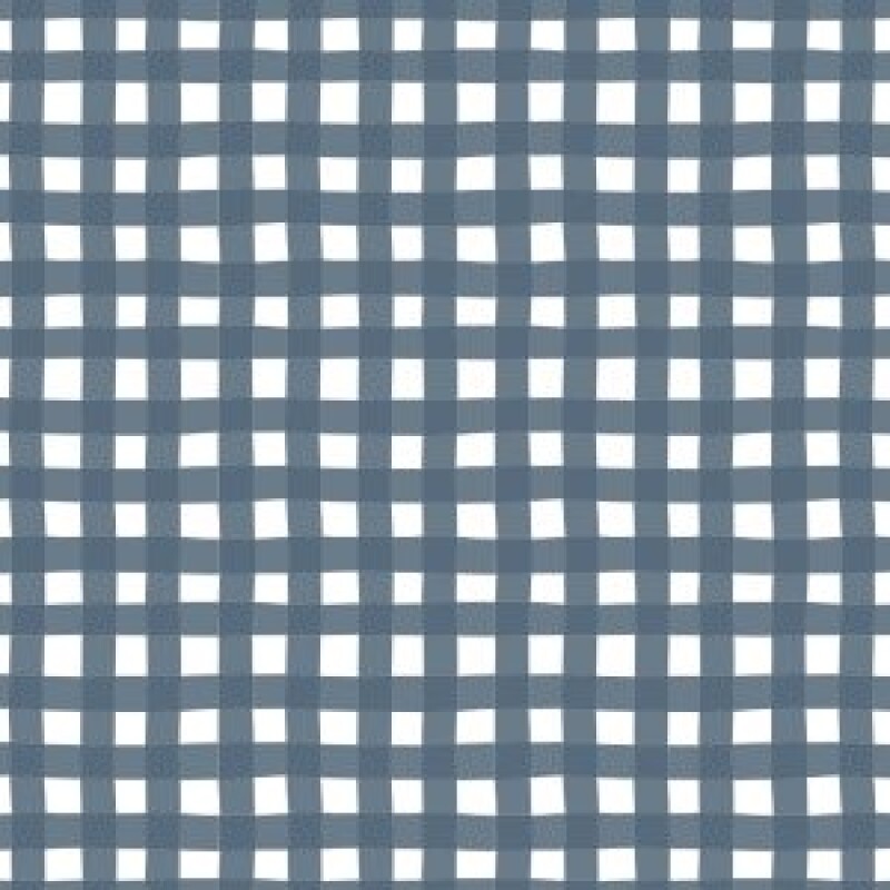 LJ7CRIB Sábana Bajera Para Bebés - Navy Gingham