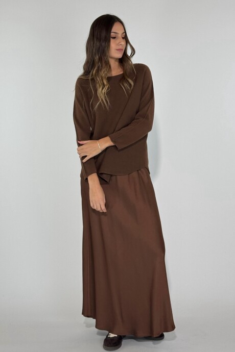 POLLERA IMPALA Marron