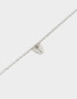 Cadena Corta con Dije Premium Silver Cadena Corta Con Dije Mariposa - Plateado