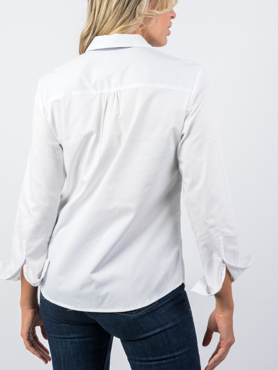 Camisa Dama Clásica - Blanco 