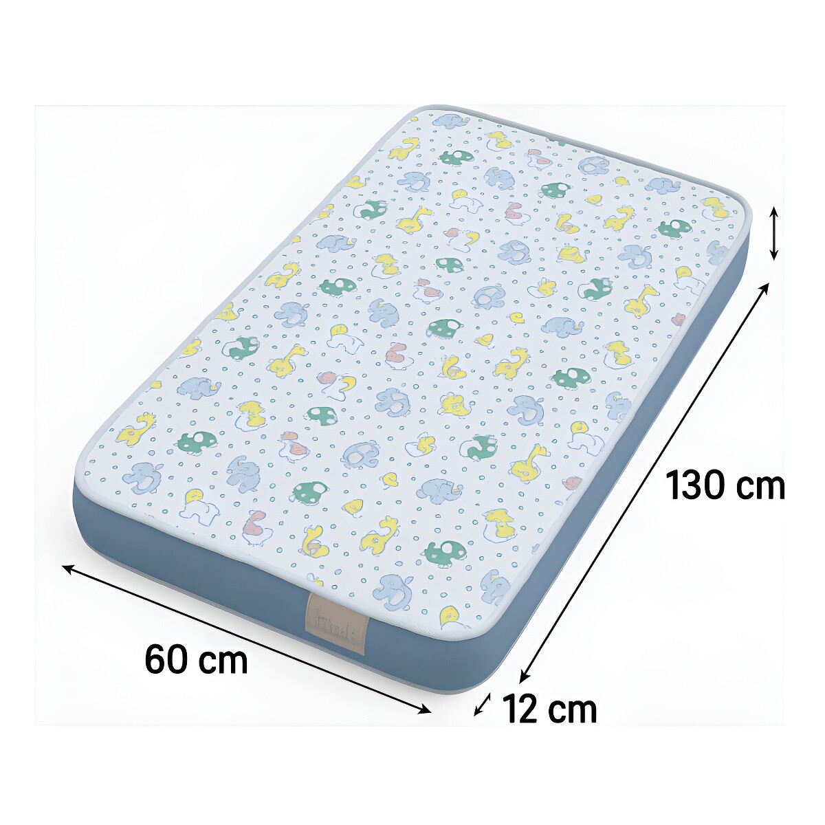 Colchón Cuna Practicuna Petra Espuma 130 X 70 X 12 Color Blanco 