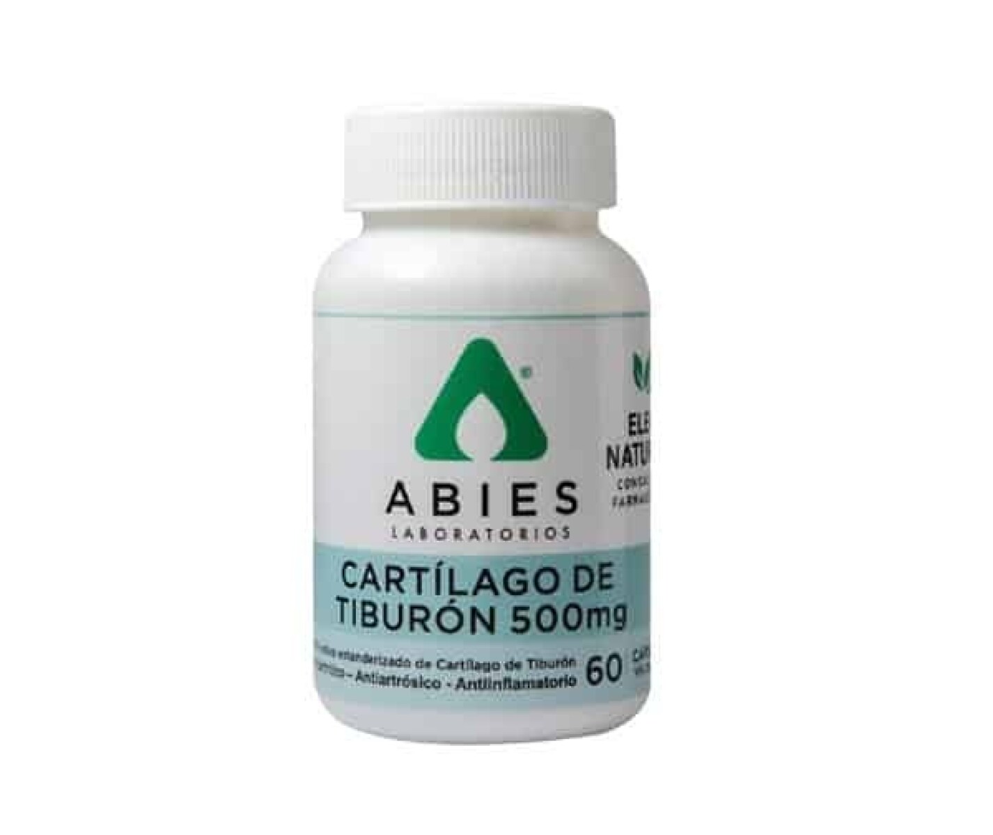 Cartílago de Tiburón Abies 750mg 60 Cápsulas 