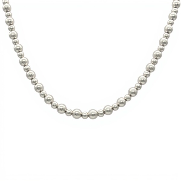 Cadena eslabón Bolas - Plata 925 - Sin Piedra - CD3269 sinpiedra