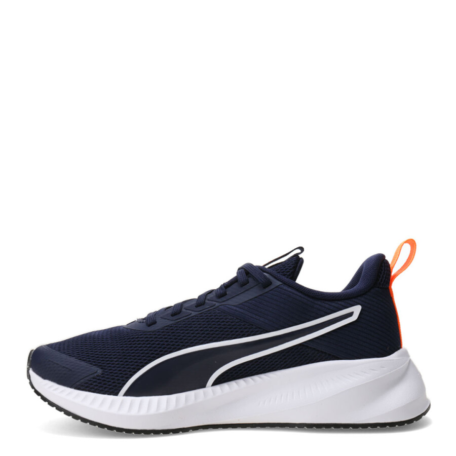 Championes de Niños Puma Flyer Lite 4 Junior Azul - Blanco