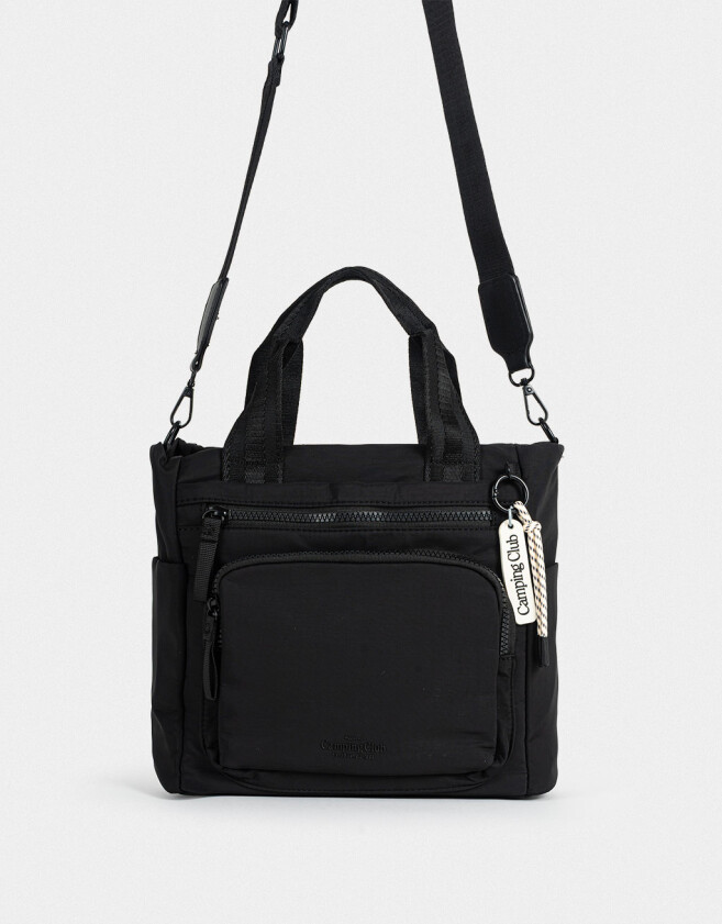 City Cartera City Puffy - Negro