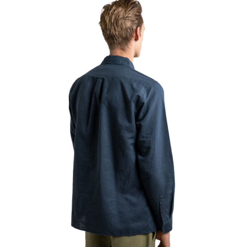 Camisa Rhythm Classic Linen - Azul Camisa Rhythm Classic Linen - Azul