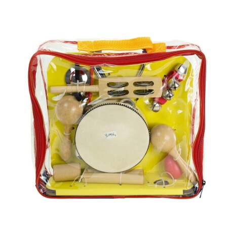 Set de percusión Memphis con 9 instrumentos y estuche Set de percusión Memphis con 9 instrumentos y estuche