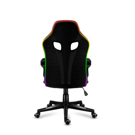 Silla Gaming Huzaro Hz-force 2.5 RGB + Luz LED Diseño 2.5 Black Mesh