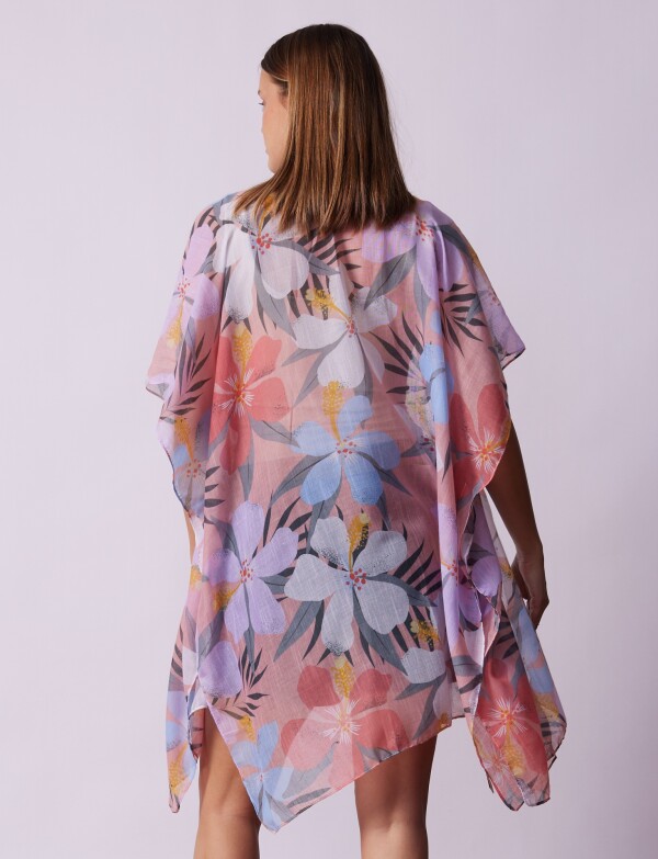 Kimono Flores ROSA/MULTI