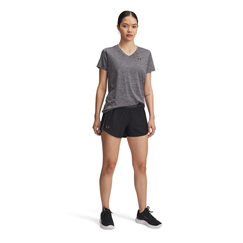 Short Training Under Armour de Mujer - 1389882-001 Negro-gris Oscuro