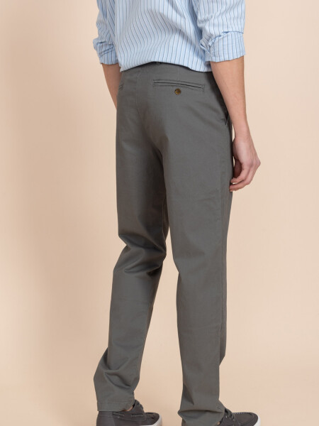 Pantalón chino Gris