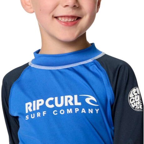 Lycra Rip Curl Shock Upf Niño Azul
