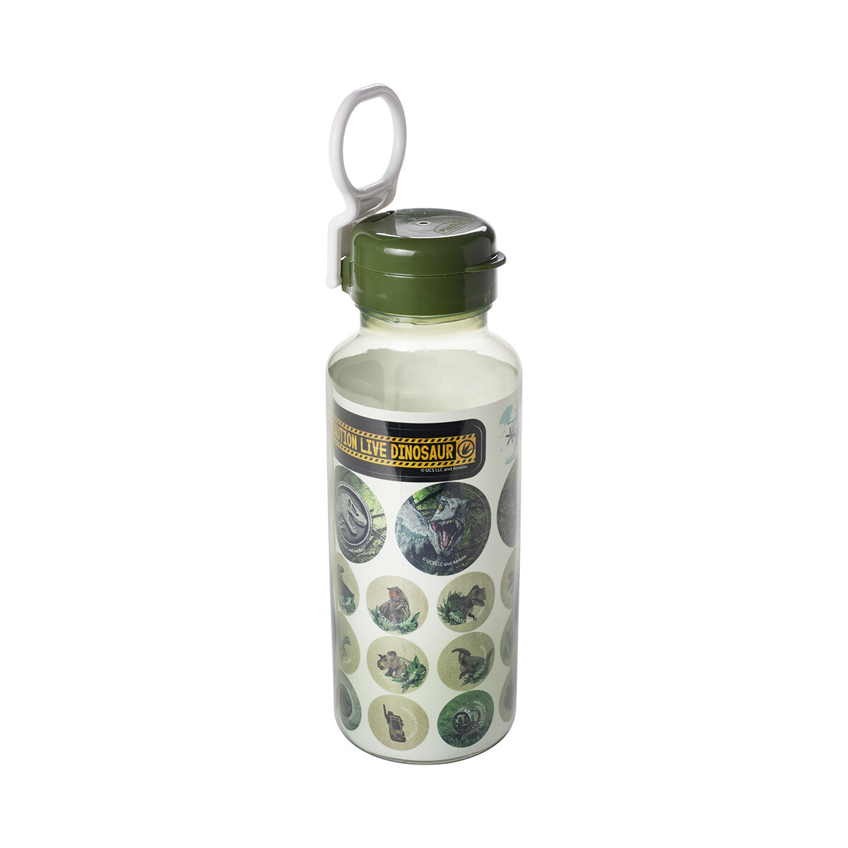 Botella Plática Fun Jurassic World 600 ml con Adhesivos 