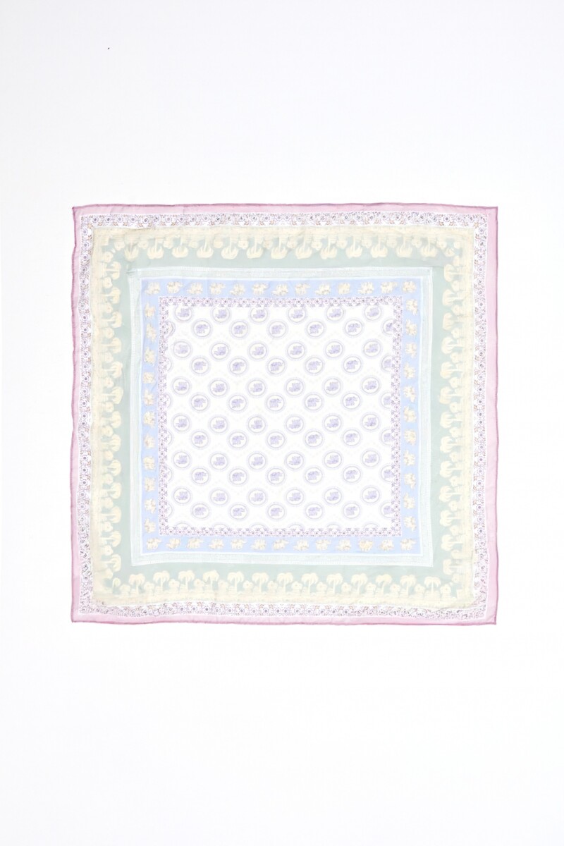 Pañuelo estampado - beige 