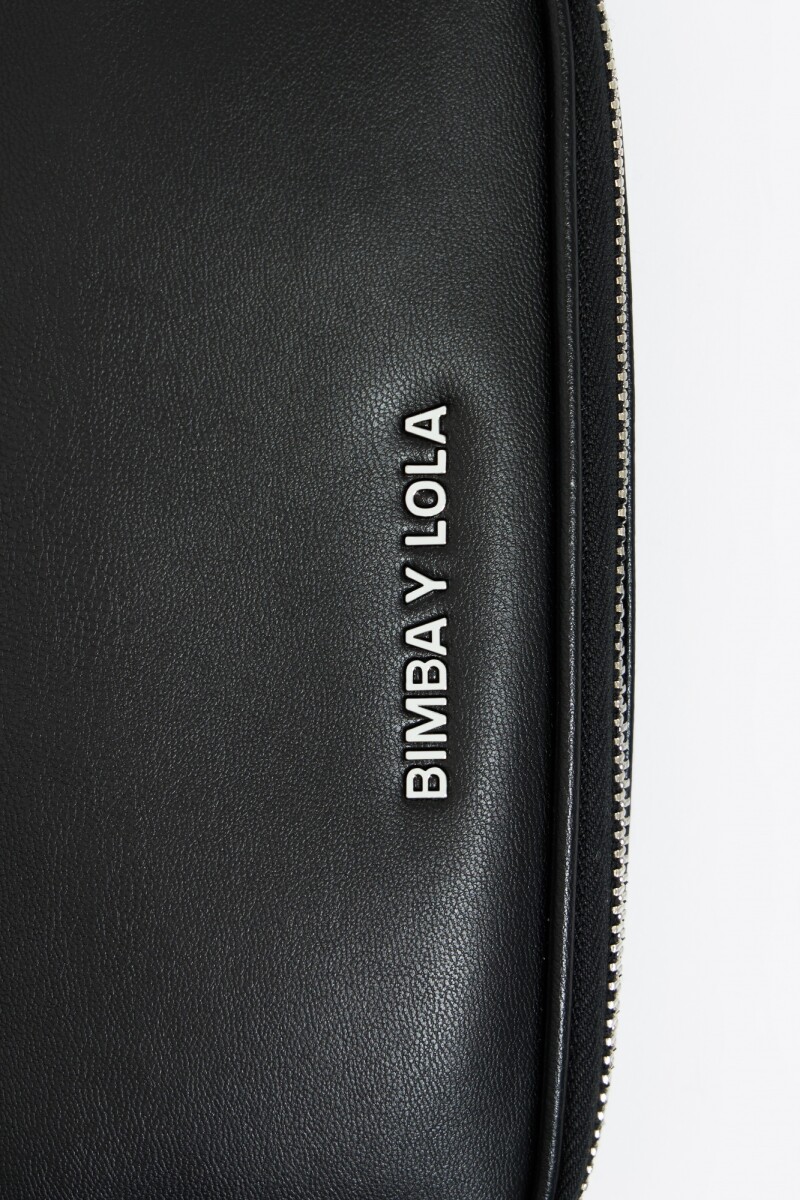 BOLSO BANDOLERA MINI PIEL Negro