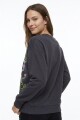 Buzo frisa m/l mujer VILLANAS GRIS OSCURO