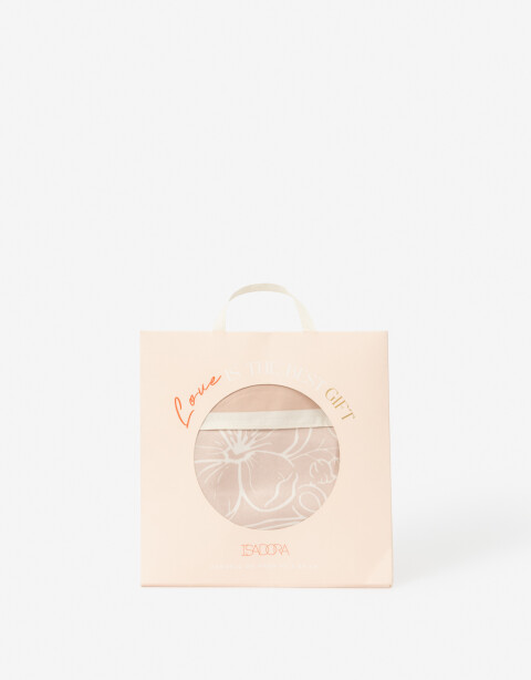 Pañuelos Raso Día de la Madre Pañuelo Estampado Con Caja Regalable - Combinacion Bicolor