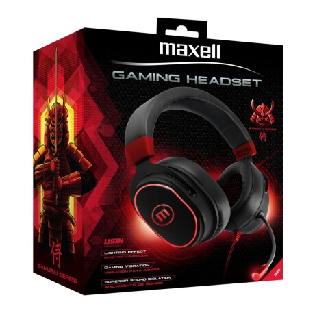 Auriculares Maxell Gaming CA-H-MIC-1200 Samurai 001