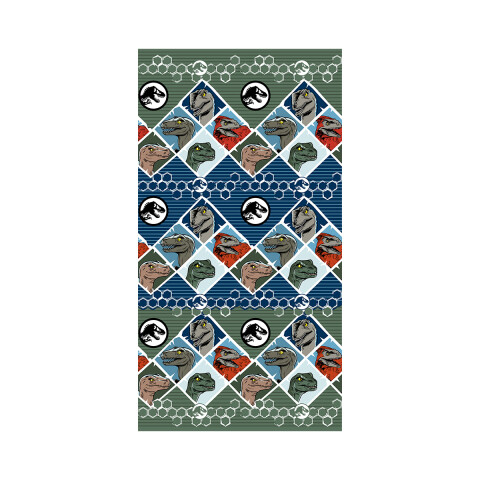 Colcha Infantil Jurassic World 1 Plaza 100% Microfibra U