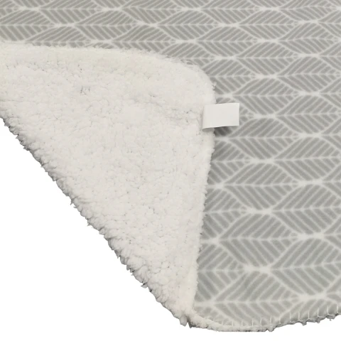 Frazada Corderito 2 Plaza Home Class 200 x 240 cm ARABESCO GRIS