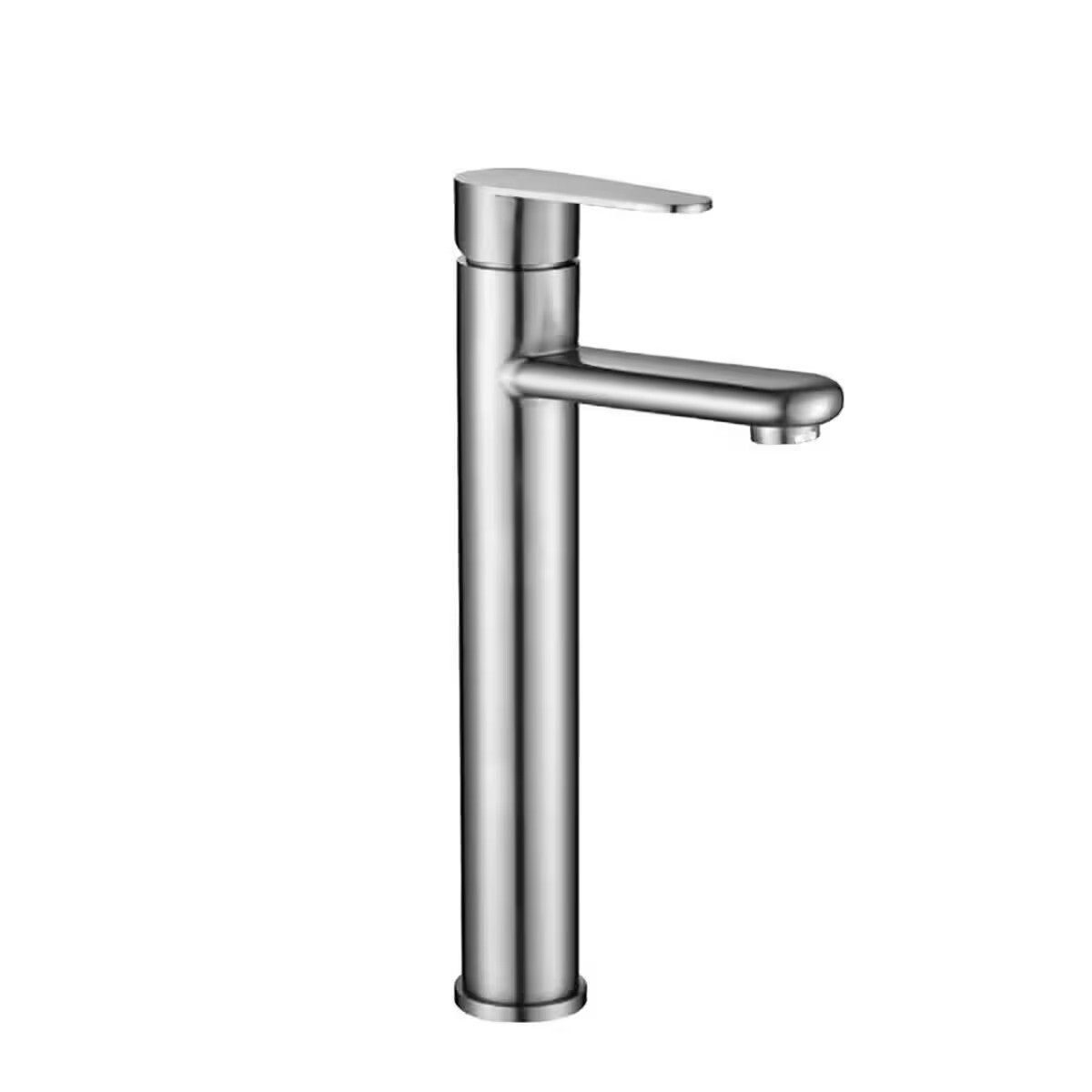 Grifería De Lavatorio Monocomando Alto De Mesada Celtic Satinado 