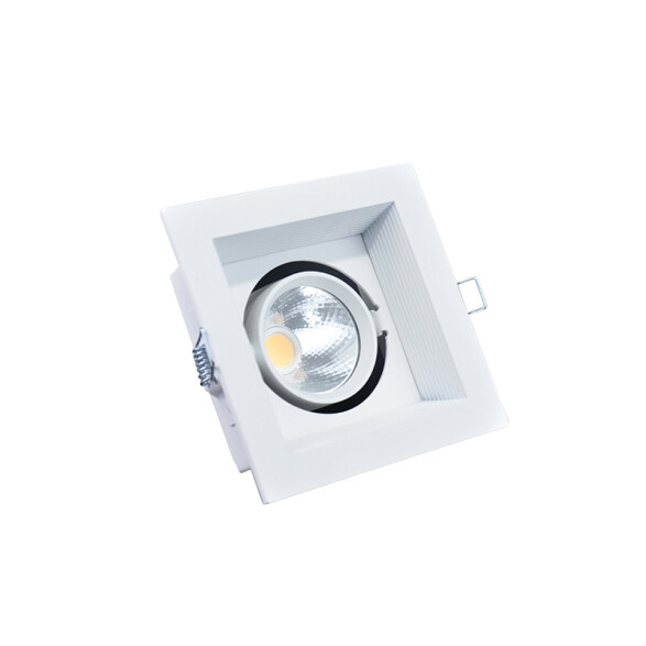 Downlight cuadrado TOSCANA SQUARE blanco 10W 3000K MN0010