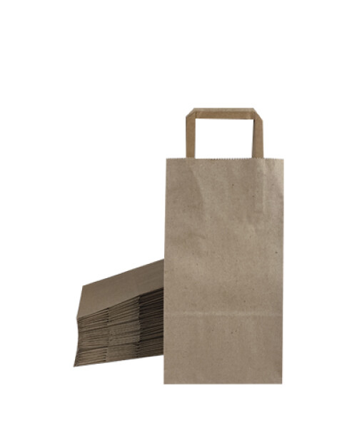 Pack x 50 - bolsa lisa 14x08x26 cm. MADERA