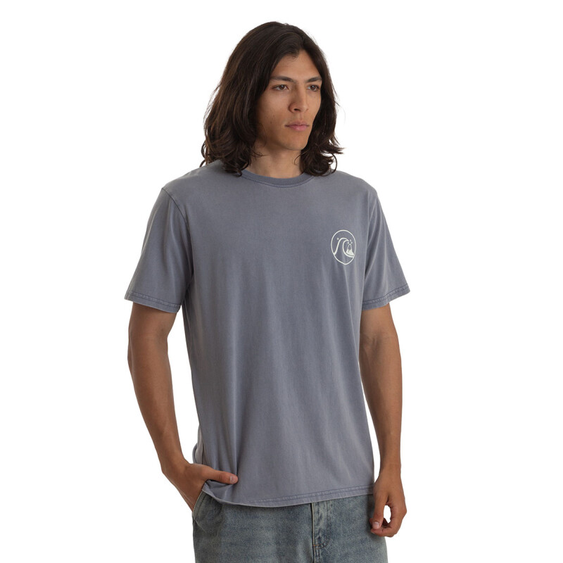 Remera Hombre Quiksilver Fine Lines Azul