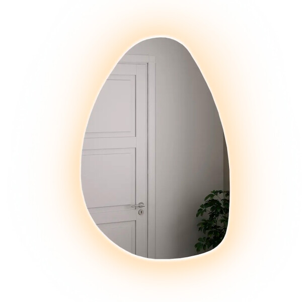 ESPEJO ORGANICO LED BIVOLT 78x60 cm Espejo Organico Led Bivolt 78x60 Cm