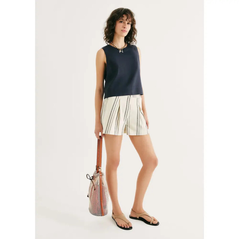 CAMISETA REGATA FEM AZUL MARINHO