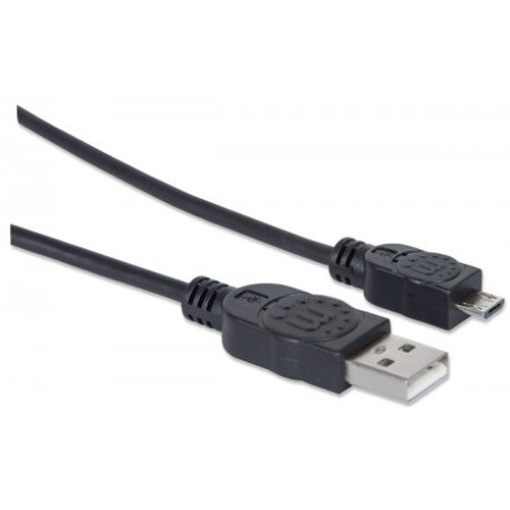 Cable USB 2.0 a MicroB macho/macho 1.0 mts Manhattan 3628