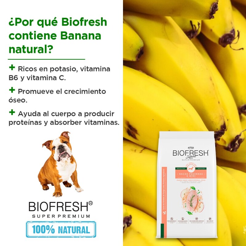 BIOFRESH PERROS ADULTOS RAZAS PEQUEÑAS Y MINI 3 KG